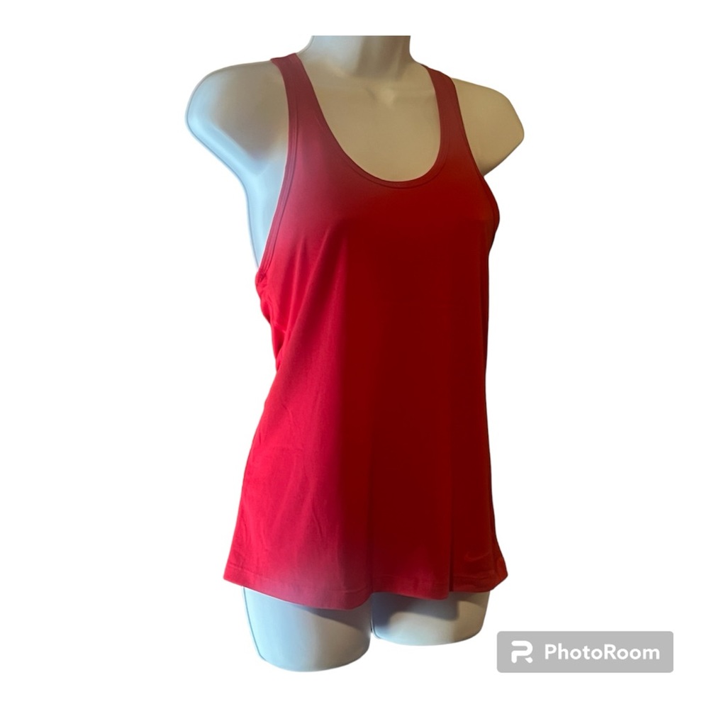 Nike Dri Fit Tank Tops Lot Of Two Womens Size Small One Red One Gray Racerback - Picture 7 of 7